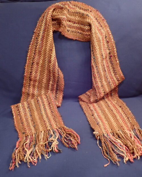Scarf:  Wool, Mohair, Rayon