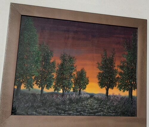 Sunrise Walk painting