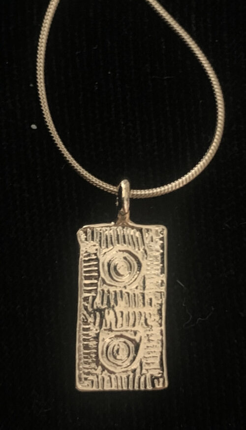 Lexington Brick Gold Pendant with Chain