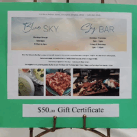Gift Certificate to Blue Sky Bakery & Sky Bar