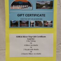 River Trip Gift Certificate